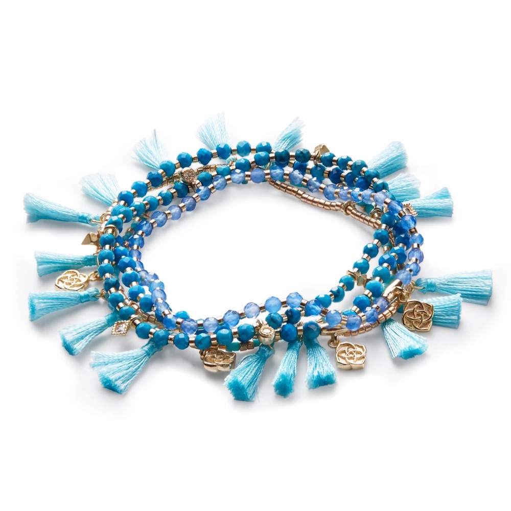 New Kendra Scott Julie stretch bracelet stackable - Picture 1 of 3